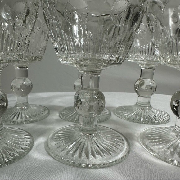 Vintage Bartlett Collins Cocktail Clean Goblets Set of 6. 4.75 inch. - Picture 6 of 10